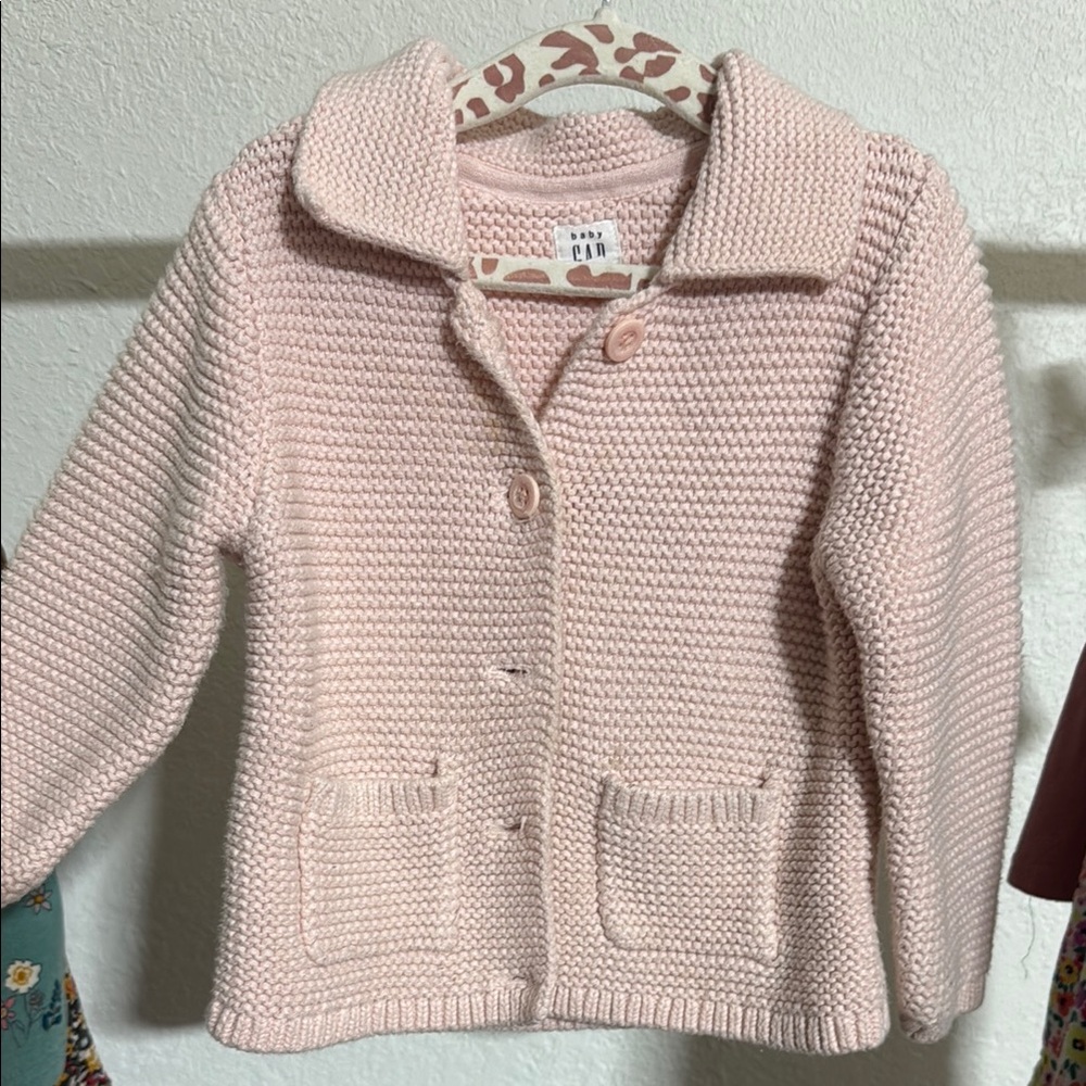 GAP Kids Pink Knit Jacket